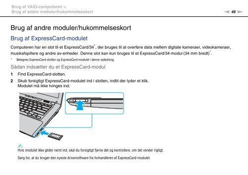 Sony VPCCW2C5E - VPCCW2C5E Mode d'emploi Danois