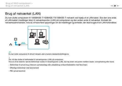 Sony VPCCW2C5E - VPCCW2C5E Mode d'emploi Danois