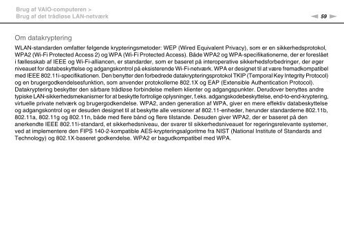 Sony VPCCW2C5E - VPCCW2C5E Mode d'emploi Danois