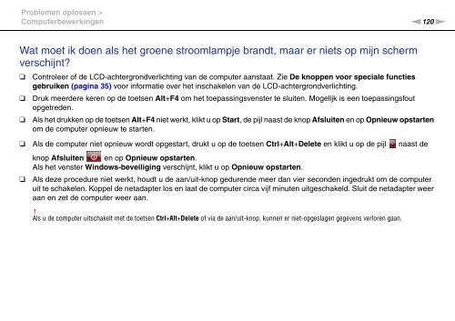 Sony VPCCW2C5E - VPCCW2C5E Mode d'emploi N&eacute;erlandais