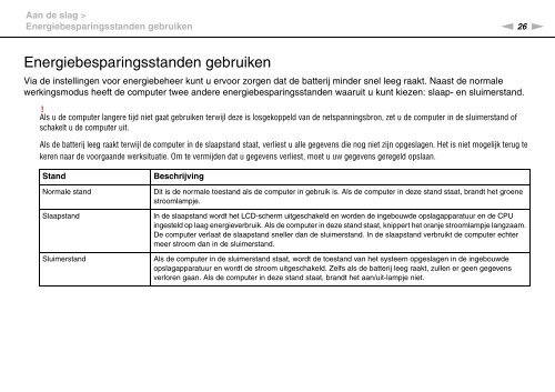 Sony VPCCW2C5E - VPCCW2C5E Mode d'emploi N&eacute;erlandais