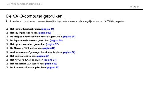 Sony VPCCW2C5E - VPCCW2C5E Mode d'emploi N&eacute;erlandais