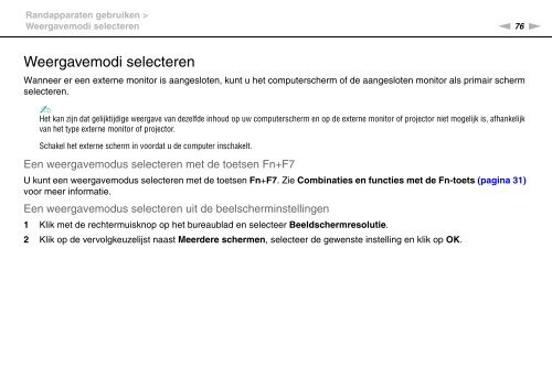 Sony VPCCW2C5E - VPCCW2C5E Mode d'emploi N&eacute;erlandais