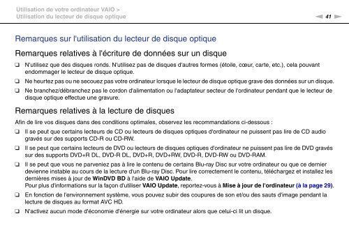 Sony VPCCW2C5E - VPCCW2C5E Mode d'emploi Fran&ccedil;ais