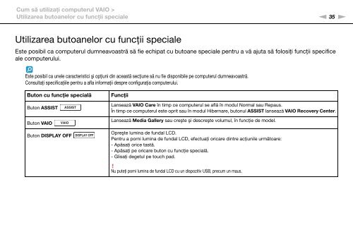 Sony VPCCW2C5E - VPCCW2C5E Mode d'emploi Roumain