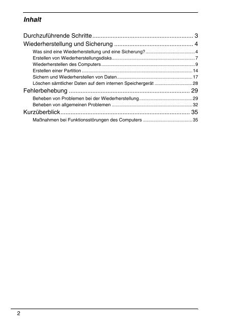 Sony VPCCW2C5E - VPCCW2C5E Guide de d&eacute;pannage Allemand