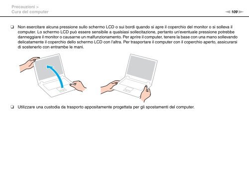 Sony VPCCW2C5E - VPCCW2C5E Mode d'emploi Italien