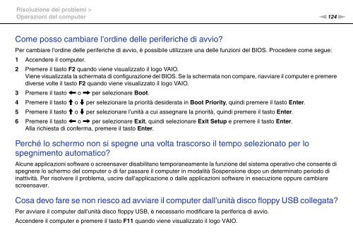 Sony VPCCW2C5E - VPCCW2C5E Mode d'emploi Italien