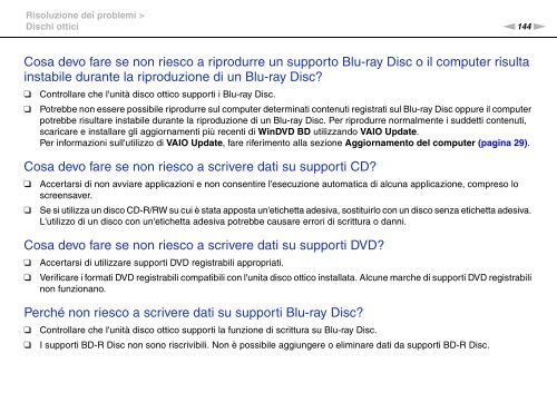 Sony VPCCW2C5E - VPCCW2C5E Mode d'emploi Italien
