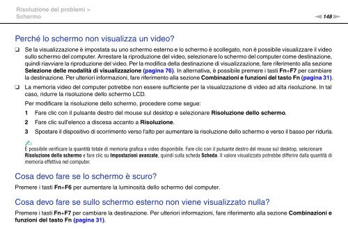 Sony VPCCW2C5E - VPCCW2C5E Mode d'emploi Italien