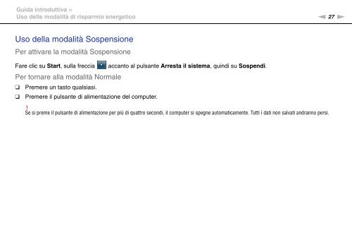 Sony VPCCW2C5E - VPCCW2C5E Mode d'emploi Italien