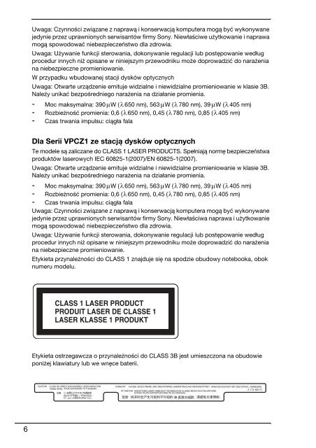 Sony VPCCW2C5E - VPCCW2C5E Documents de garantie Roumain