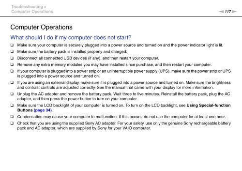 Sony VPCCW2C5E - VPCCW2C5E Mode d'emploi Anglais