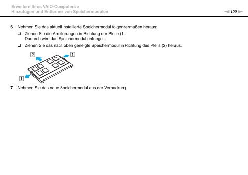 Sony VPCCW2C5E - VPCCW2C5E Mode d'emploi Allemand