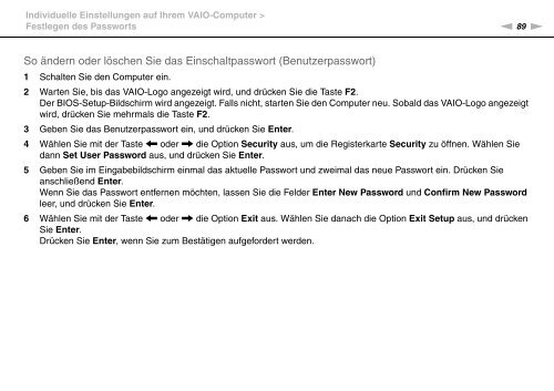 Sony VPCCW2C5E - VPCCW2C5E Mode d'emploi Allemand