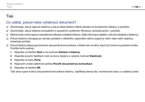 Sony VPCCW2C5E - VPCCW2C5E Mode d'emploi Tch&egrave;que