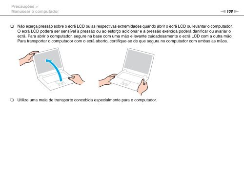 Sony VPCCW2C5E - VPCCW2C5E Mode d'emploi Portugais