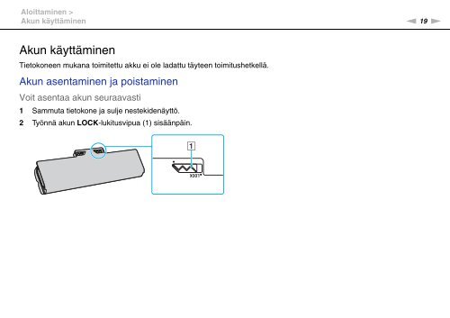 Sony VPCCW2C5E - VPCCW2C5E Mode d'emploi Finlandais