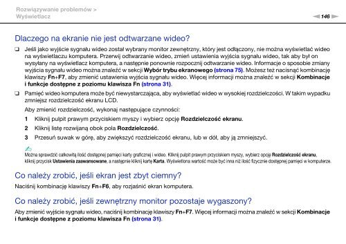 Sony VPCCW2C5E - VPCCW2C5E Mode d'emploi Polonais