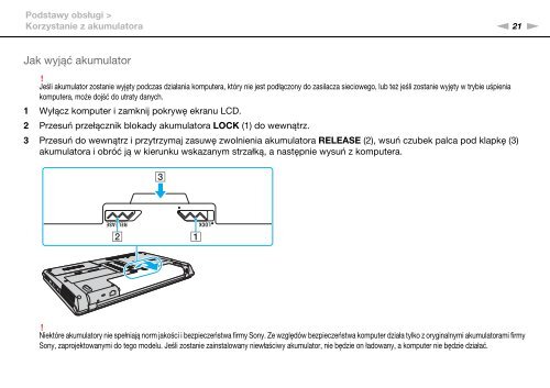 Sony VPCCW2C5E - VPCCW2C5E Mode d'emploi Polonais