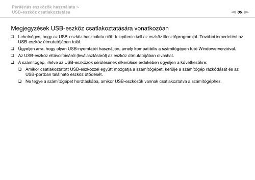 Sony VPCEC1A4E - VPCEC1A4E Istruzioni per l'uso Ungherese