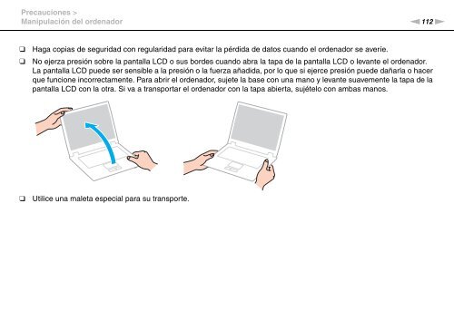 Sony VPCEC1A4E - VPCEC1A4E Istruzioni per l'uso Spagnolo