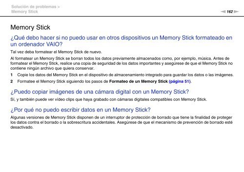 Sony VPCEC1A4E - VPCEC1A4E Istruzioni per l'uso Spagnolo