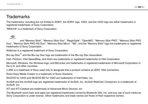 Sony VPCEC1A4E - VPCEC1A4E Istruzioni per l'uso Inglese