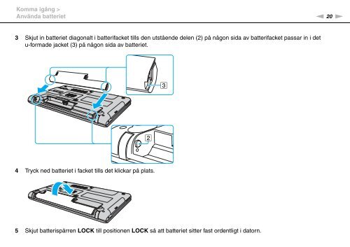 Sony VPCEC1A4E - VPCEC1A4E Istruzioni per l'uso Svedese