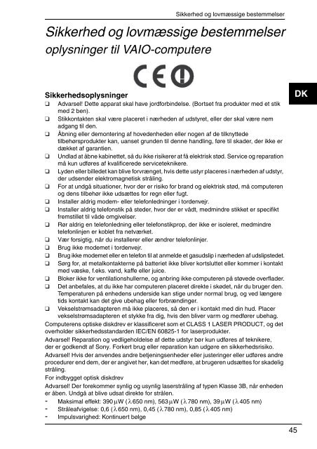 Sony VPCEC1A4E - VPCEC1A4E Documenti garanzia Finlandese