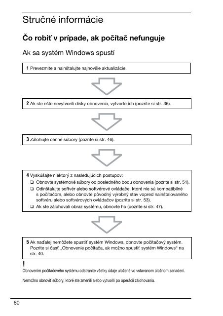 Sony VPCEC1A4E - VPCEC1A4E Guida alla risoluzione dei problemi Slovacco