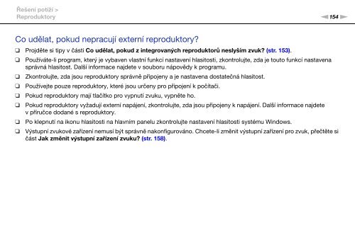 Sony VPCEC1A4E - VPCEC1A4E Istruzioni per l'uso Ceco