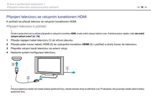 Sony VPCEC1A4E - VPCEC1A4E Istruzioni per l'uso Ceco