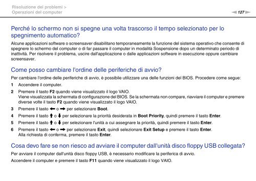 Sony VPCEC1A4E - VPCEC1A4E Istruzioni per l'uso Italiano