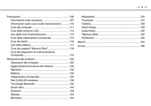 Sony VPCEC1A4E - VPCEC1A4E Istruzioni per l'uso Italiano