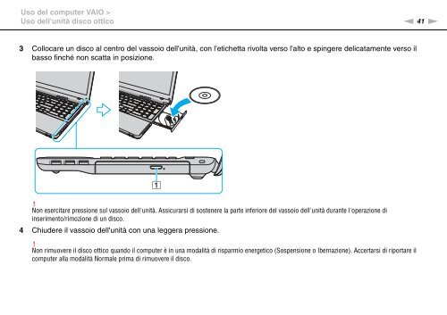 Sony VPCEC1A4E - VPCEC1A4E Istruzioni per l'uso Italiano