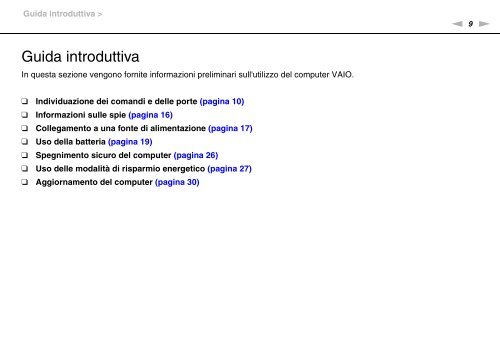 Sony VPCEC1A4E - VPCEC1A4E Istruzioni per l'uso Italiano