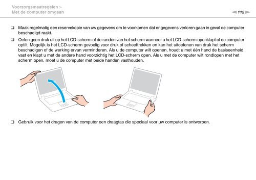 Sony VPCEC1A4E - VPCEC1A4E Istruzioni per l'uso Olandese