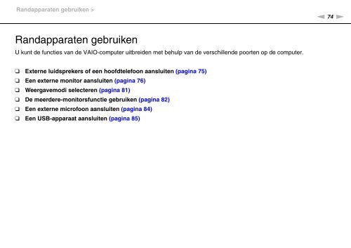 Sony VPCEC1A4E - VPCEC1A4E Istruzioni per l'uso Olandese