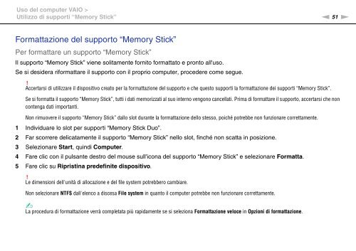 Sony VPCEC1A4E - VPCEC1A4E Istruzioni per l'uso