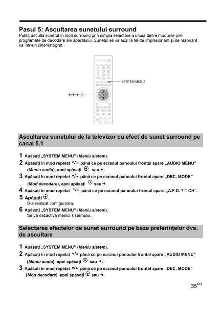 Sony BDV-E300 - BDV-E300 Istruzioni per l'uso Rumeno