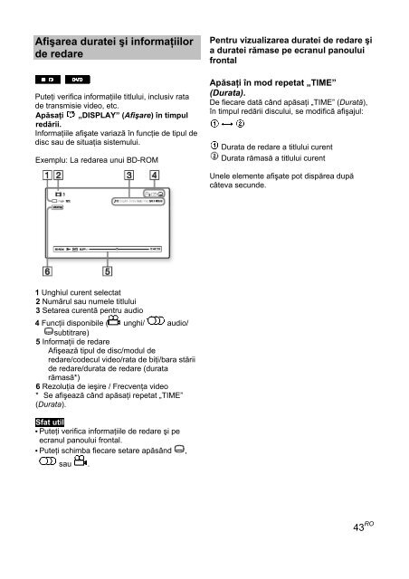 Sony BDV-E300 - BDV-E300 Istruzioni per l'uso Rumeno