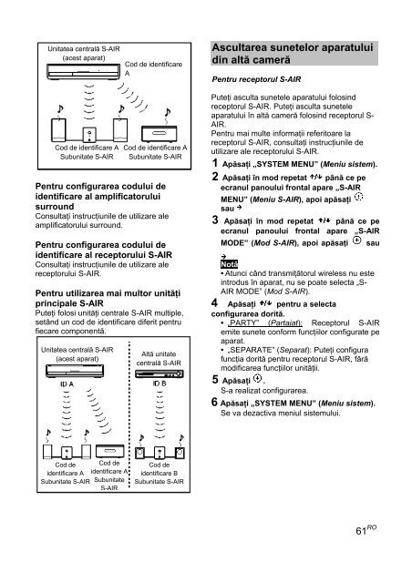 Sony BDV-E300 - BDV-E300 Istruzioni per l'uso Rumeno