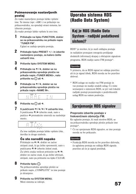 Sony BDV-E300 - BDV-E300 Istruzioni per l'uso Sloveno