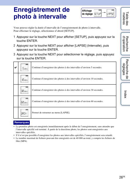 Sony HDR-AS30VR - HDR-AS30VR Guide pratique