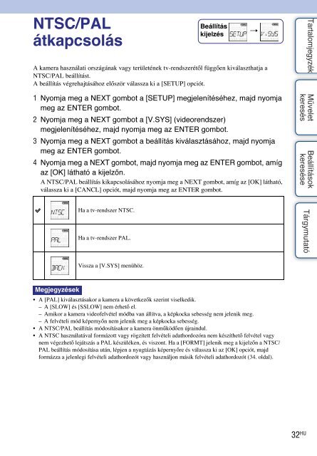 Sony HDR-AS30VR - HDR-AS30VR Guide pratique Hongrois