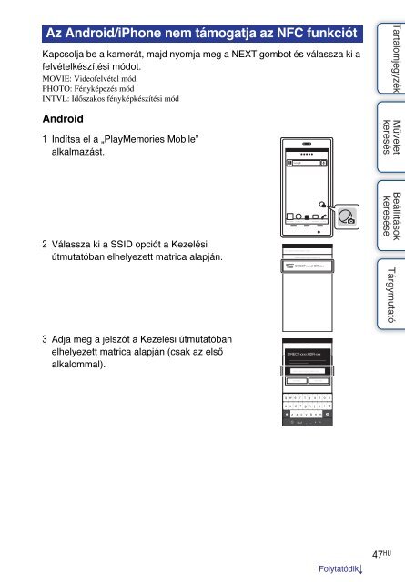 Sony HDR-AS30VR - HDR-AS30VR Guide pratique Hongrois