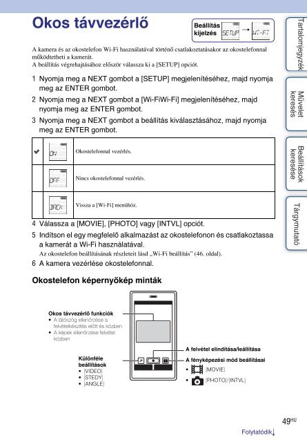 Sony HDR-AS30VR - HDR-AS30VR Guide pratique Hongrois