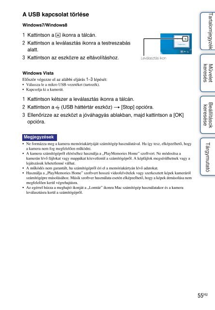 Sony HDR-AS30VR - HDR-AS30VR Guide pratique Hongrois