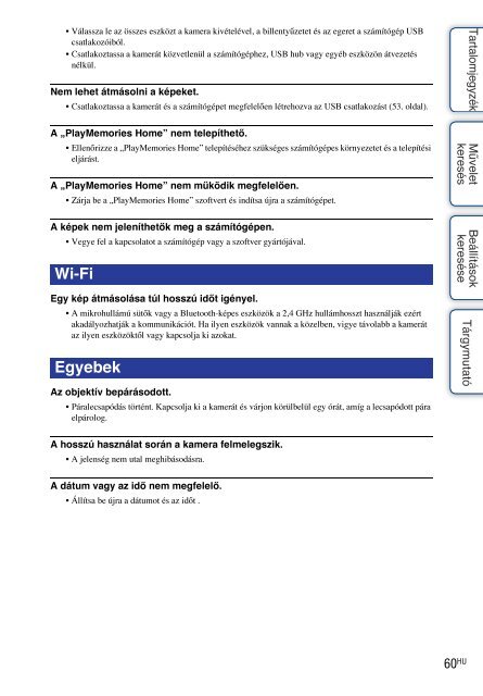 Sony HDR-AS30VR - HDR-AS30VR Guide pratique Hongrois